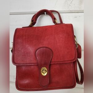 Vintage Coach Station Bag Purse Crossbody #5130